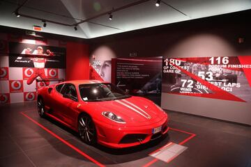 Exposición "Michael 50" que el Museo Ferrari dedica al expiloto de Fórmula Uno Michael Schumacher coincidiendo con el 50 cumpleaños del siete veces campeón mundial