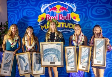 Paige Alms, la mejor entre las olas gigantes de este invierno en Hawái