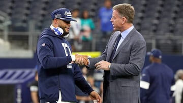 El hist&oacute;rico quarterback de Dallas asegur&oacute; que las r&iacute;spidas negociaciones quedar&aacute;n en atr&aacute;s pronto y Prescott ser&aacute; el pasador de los Cowboys a largo plazo.