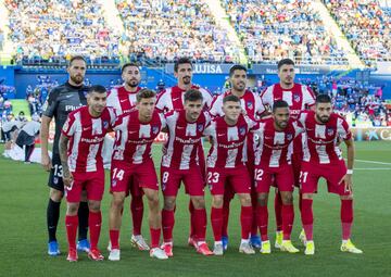 Equipo del Atlético de Madrid.