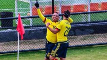 Jarlan Barrera y Santos Borr&eacute; figuras de la Selecci&oacute;n Colombia sub 20