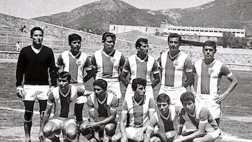 Equipo del Pachuca durante la temporada 66-67 del futbol mexicano.