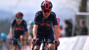 El ciclista del Ineos-Grenadiers Tom Pidcock, durante una carrera.