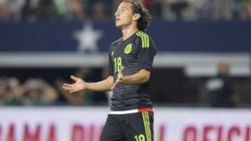 Andr&eacute;s Guardado en el &uacute;ltimo amistoso de la Selecci&oacute;n Mexicana