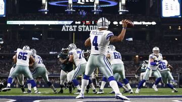 Dak Prescott fue capaz de derrotar a los Philadelphia Eagles, pero dejó dudas tras su partido.