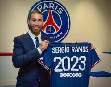 Las primeras imágenes de Sergio Ramos con el PSG