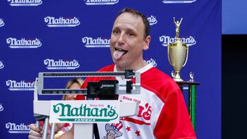 The greatest eater in the history of the world has been banned from the Nathan’s Hot Dog Eating Contest, so what will he be doing on Independence Day?