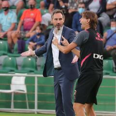 El disgusto de Moreno: "Hicimos méritos para resolver el partido"