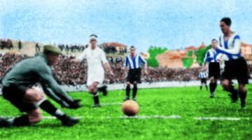 1931/32 El gran rendimiento de Ricardo Zamora fue el secreto del exito del Real Madrid