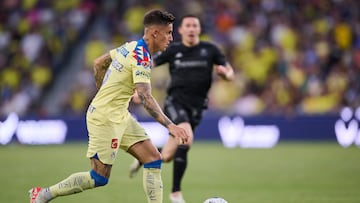  Brian Rodriguez of America during the game America vs Nashville, corresponding to the Round of 16 of the Leagues Cup 2023, at Geodis Park Stadium, on August 08, 2023.

<br><br>

Brian Rodriguez de America durante el partido America vs Nashville, correspondiente a la fase de Octavos de final de la Leagues Cup 2023, en el Estadio Geodis Park, el 08 de Agosto de 2023.