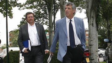Villar aún es presidente para la RFEF, y Larrea, que ejerce como tal, aparece de vocal.