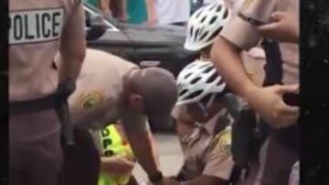 La mujer de un jugador de la NFL se lía a cabezazos con la policía