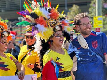 Así viven los hinchas la previa del duelo entre Colombia y Corea del Sur