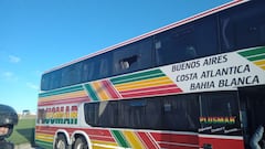 Hinchas de Aldosivi apedrearon el micro del plantel: Rufino Lucero resultó herido