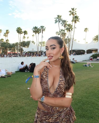 Marina Rivers durante el Festival de Música y Artes del Valle de Coachella 2025 en el Empire Polo Club el 11 de abril de 2025 en Indio, California.