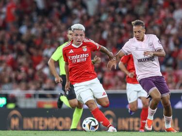 Prestianni entusiasma al Benfica