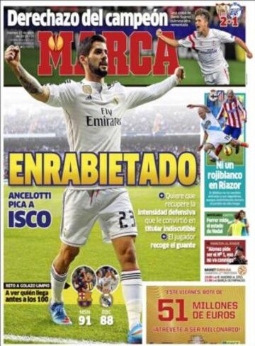 Portadas de la prensa deportiva