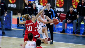 Laia Palau, ante Bulgaria.