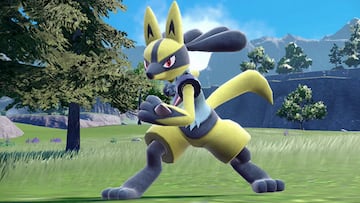 pokemon escarlata purpura lucario shiny como conseguirlo codigo regalo misterioso