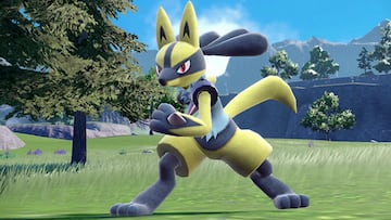 pokemon escarlata purpura lucario shiny como conseguirlo codigo regalo misterioso