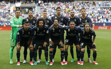 Mayo de 2017. El Real Madrid gana su tí­tulo de Liga número 33 en el estadio de La Rosaleda tras ganar al Málaga 0-2. 