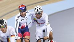 Así fue el abrazo entre Gaviria y Mark Cavendish en Londres