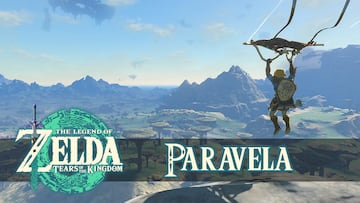 the legend of zelda tears of the kingdom nintendo switch guia paravela ala delta como se consigue