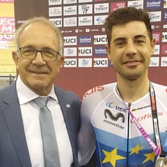 Sebastián Mora, plata en la Copa del Mundo de scratch