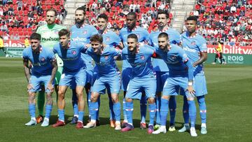 El once del Atl&eacute;tico contra el Mallorca.