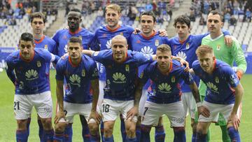 Jugadores del Oviedo.