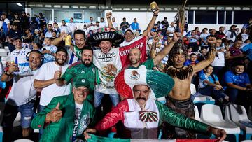 Fans o Aficion during the game Honduras vs Mexican National Team (Mexico), corresponding to the Quarterfinals First Leg of the Concacaf Nations League 2023-2024, at Jose de la Paz Herrera Ucles National Stadium in Tegucigalpa, on November 17, 2023.
<br><br>
Fans o Aficion durante el partido Honduras vs Seleccion Nacional Mexicana (Mexico), correspondiente a Cuartos de Final Ida de la Liga de Naciones de Concacaf 2023-2024, en el Estadio Nacional Jose de la Paz Herrera Ucles en Tegucigalpa, el 17 de Noviembre de 2023.