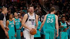 SAN ANTONIO, TX - DECEMBER 31: Luka Doncic #77 of the Dallas Mavericks reacts at the end of the second half when his team defeated the San Antonio Spurs at AT&T Center on December 31, 2022 in San Antonio, Texas. NOTE TO USER: User expressly acknowledges and agrees that, by downloading and or using this photograph, User is consenting to terms and conditions of the Getty Images License Agreement.   Ronald Cortes/Getty Images/AFP (Photo by Ronald Cortes / GETTY IMAGES NORTH AMERICA / Getty Images via AFP)