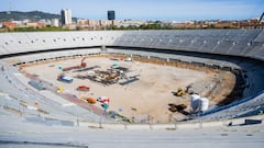 Así avanzan las obras del Spotify Camp Nou