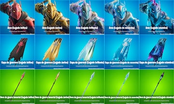 club fortnite abril 2024 nueva skin ares dios guerra griego