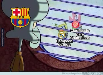 Los memes se ceban con el Barça el día que el Real Madrid se proclama campeón de liga