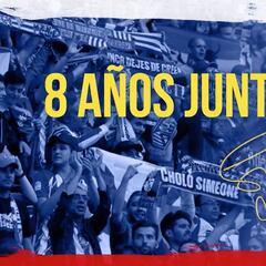 El regalo navideño de Simeone para los miles de atléticos: cuidado los nostálgicos...