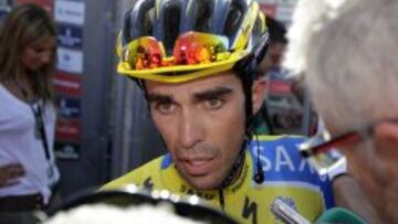 Alberto Contador en la 6ª etapa de la Vuelta