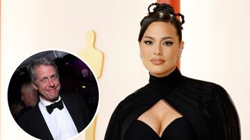 El mensaje de Ashley Graham a Hugh Grant tras su incómoda entrevista en los Oscar