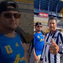 Aficionado de Rayados está en el ‘Volcán’ para apoyar a las Chivas