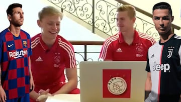 ¿Messi o Ronaldo? La respuesta de De Jong y De Ligt que puede crear 'ampollas'