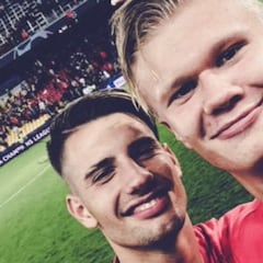 Haaland 'acerca' a Szoboszlai