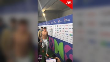 Los jugadores de Argentina llegaron a zona mixta del Nacional y esto ocurrió: ¿y la música?