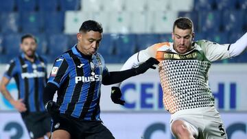 Luis Fernando Muriel, delantero de Atalanta, anotó en la victoria 2-0 ante Venezia por la Copa de Italia y espera rival entre Napoli o Fiorentina