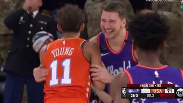 El triple de Doncic desde su campo que ya quedó en la historia del All-Star