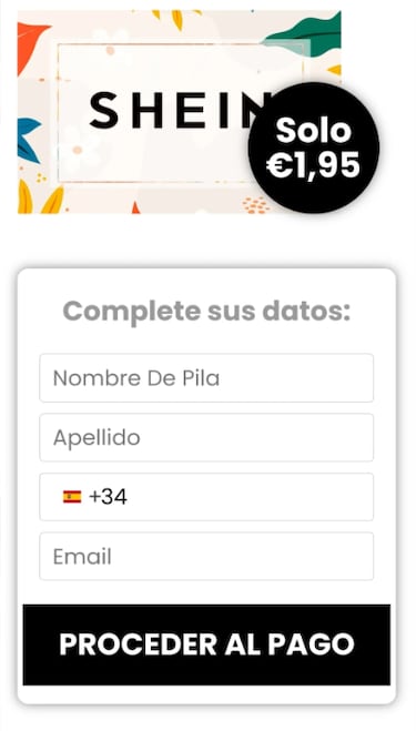 Qu¨¦ es el timo de las tarjetas regalo de Shein, en qu¨¦ consiste y c¨®mo saber si me lo est¨¢n haciendo