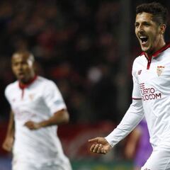 Jovetic: los mismos goles en 67 minutos con el Sevilla que en los últimos 11 meses y medio