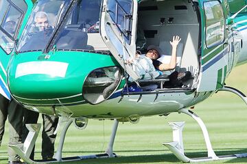 El brasileño marca diferencia dentro y fuera del campo. Por ejemplo, llegó a ir al hospital en helicóptero.