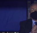 El canastón de Rudy que emocionó a Florentino en el palco del Wizink