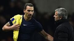 Zlatan y Mourinho.