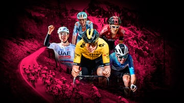 Favoritos del Giro de Italia 2024.